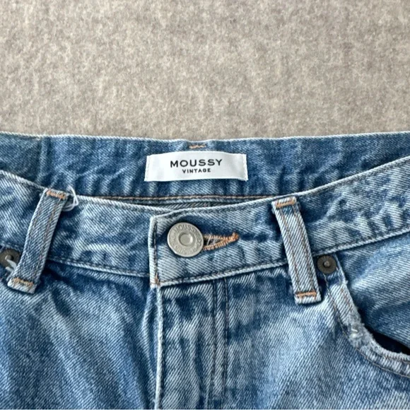 Moussy Vintage Distressed Slim Jeans Womens 27 - Picture 9 of 16